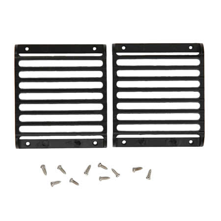 2Pcs TRX4 Defender Metal Front Lamp Guards Headlight Cover Guard Grille