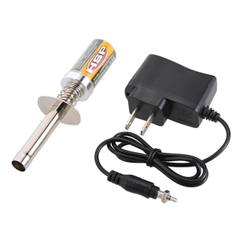 HSP Nitro Starter Glow Plug Igniter with Battery Charger