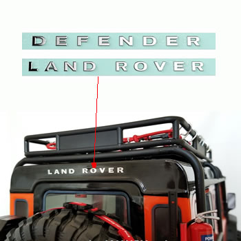 Land Rover metal logo sticker-OHD016​
