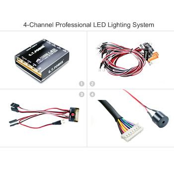 4-Channel Professional LED Lighting System
