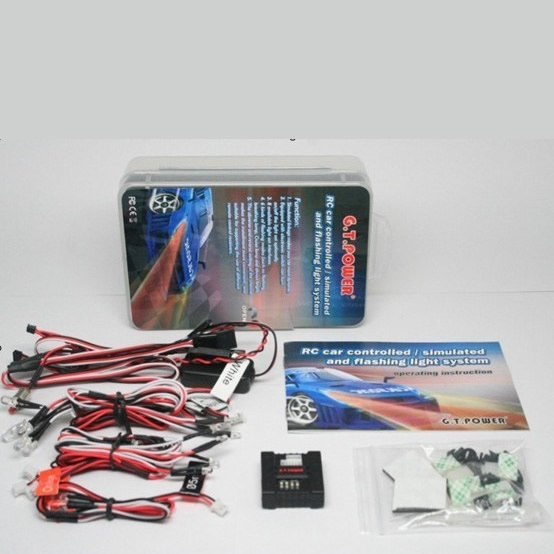 RC Car Controlled / Simulated / Flashing Light System